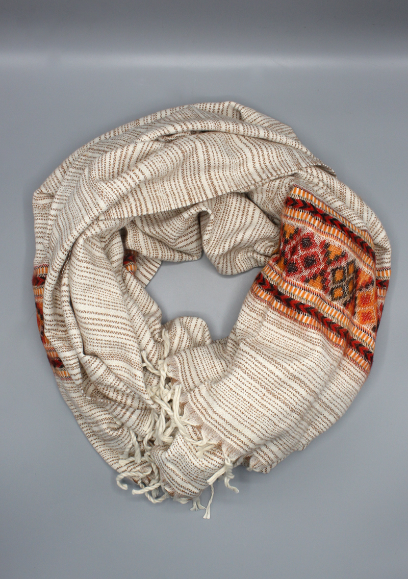 Nazakat Hand Loomed Woolen Shawl Nepal