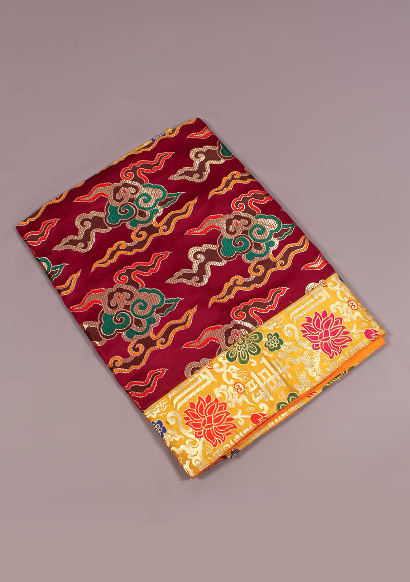 Tibetan Clouds Buddhist Brocade Altar Cloth
