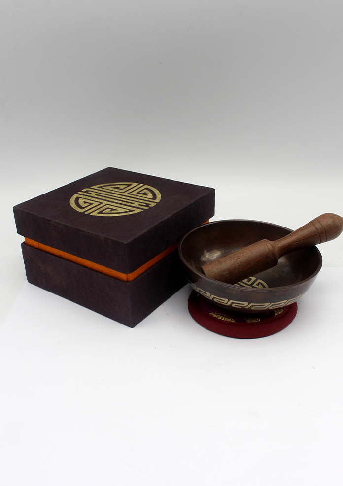 Longevity Tibetan Singing Bowl  For Well-Being- Gift Box