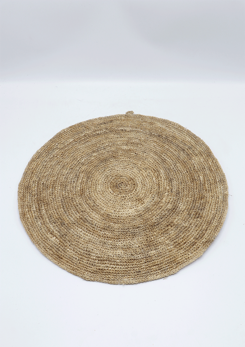 Hemp Round Mat 14" from Rolpa