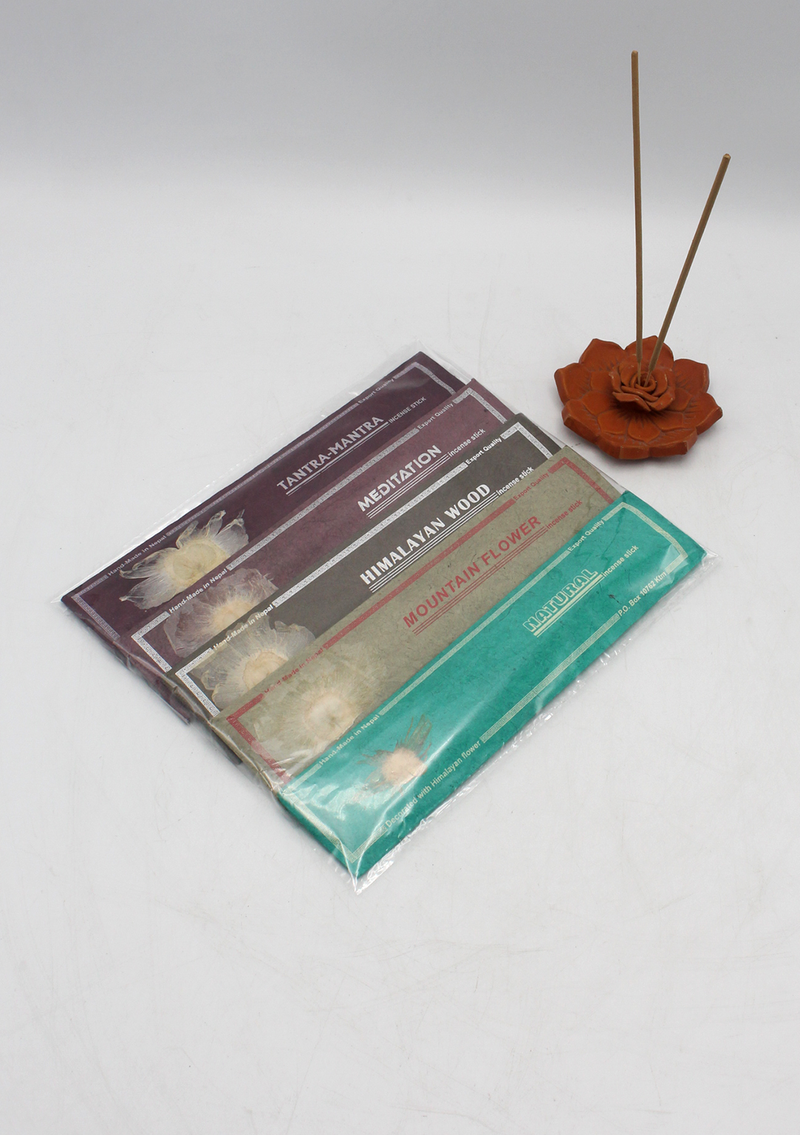 Yoga Series Incense Sticks, Set of 5  Packs, Each 15 g