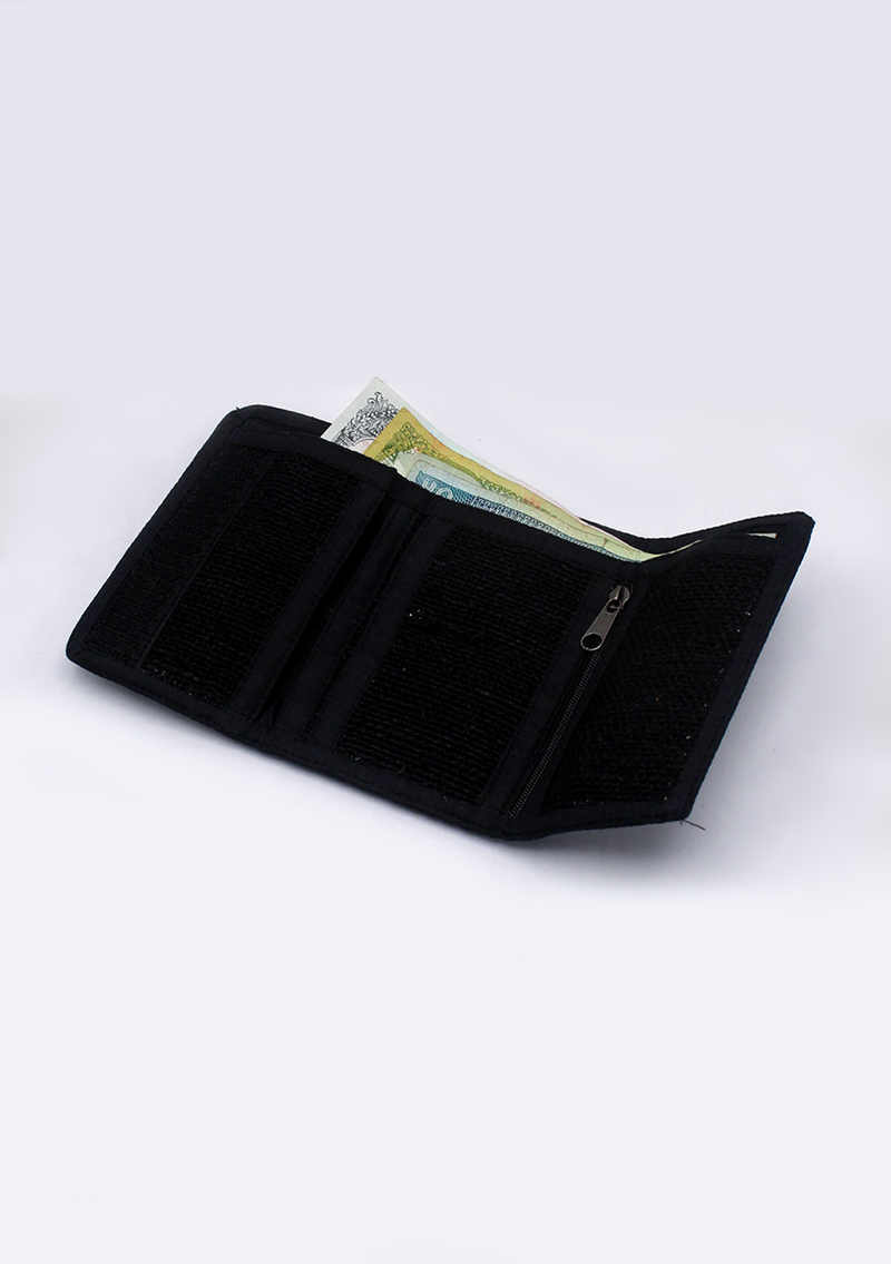 Tri Fold Hemp Wallets