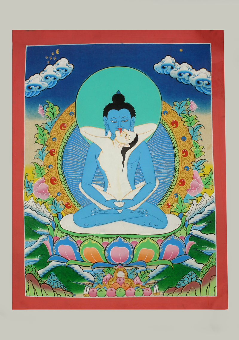 Samantabhadra  Buddha Shakti  Thangka Painting