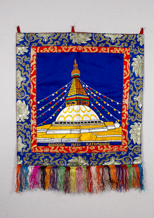 Bouddha Nath Brocade Embroidery Wall Hanging (Large)