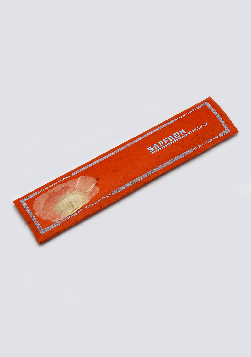 Saffron Flora Incense Sticks Set of 10