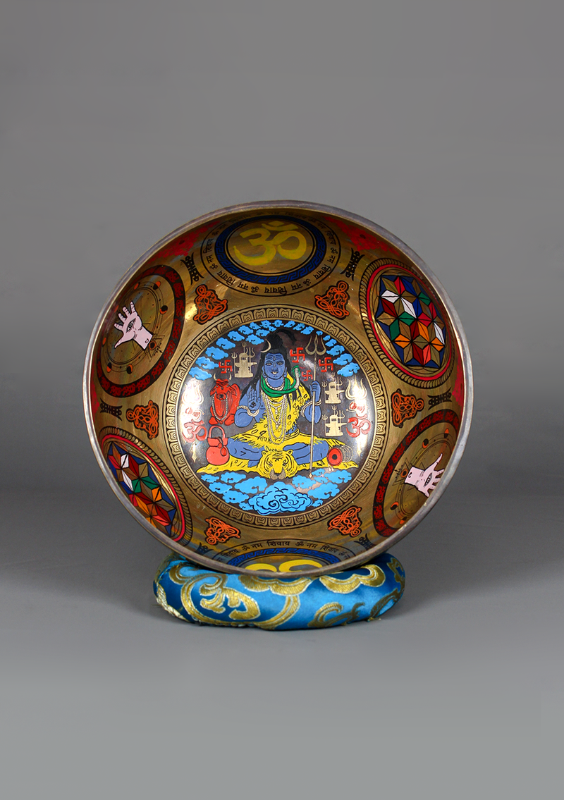 Shiva HandPainted Singing Bowl 7"