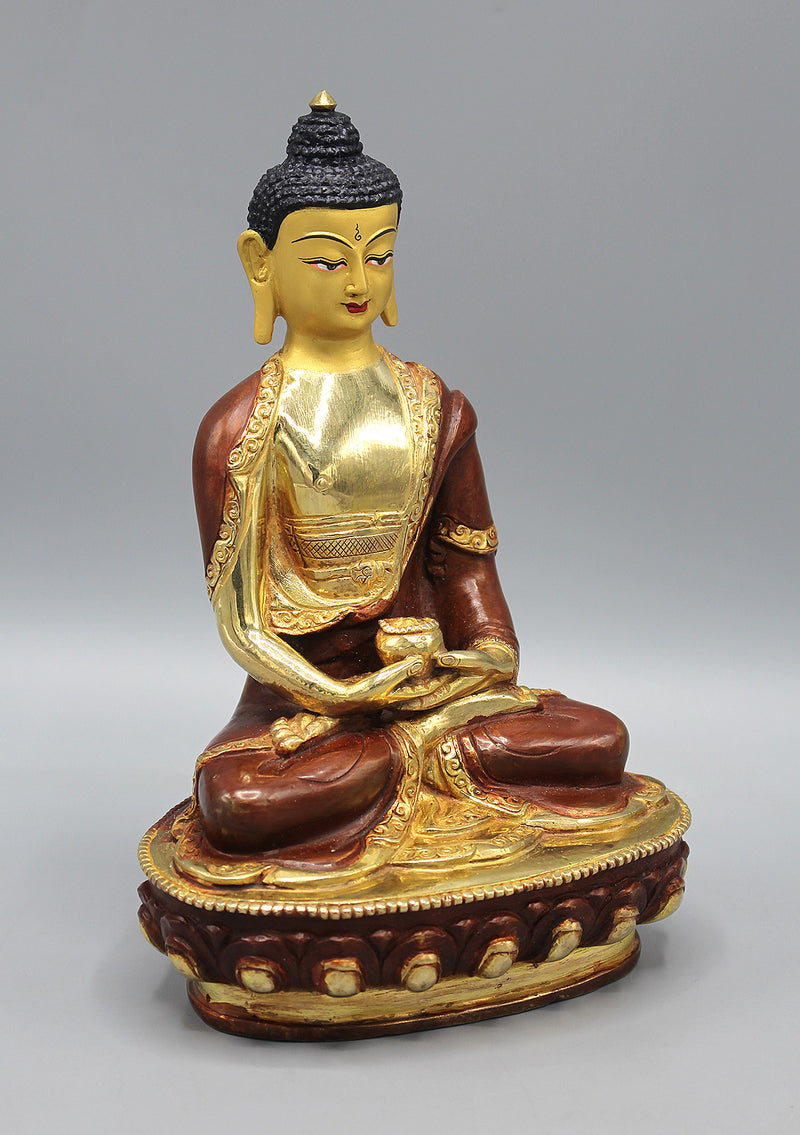 Gold Plated Amitabha Buddha Statue
