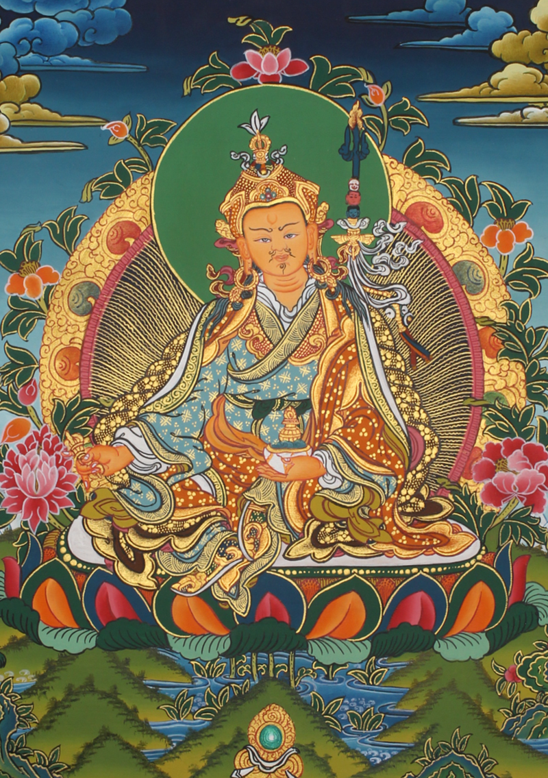 Guru  Padmasambhava  Rinpoche Thangka Painting