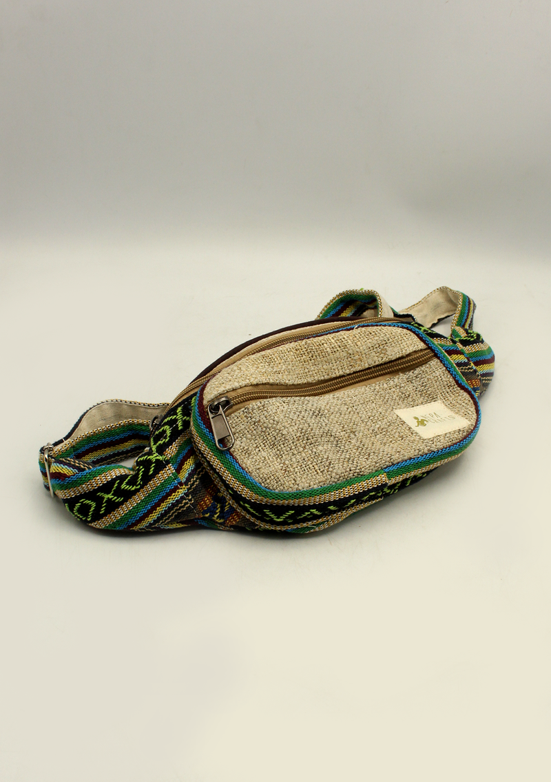 Hemp Fanny Pack, Hemp Waist Utility Belt, Hemp money bag