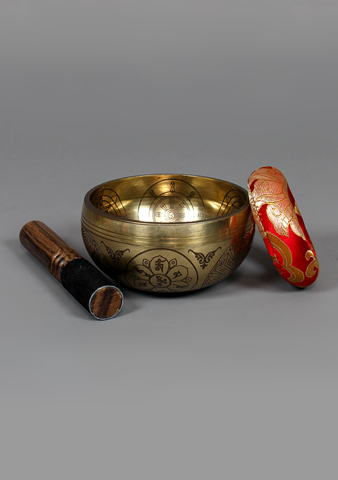 Vairochana Buddha Singing Bowl 4" D