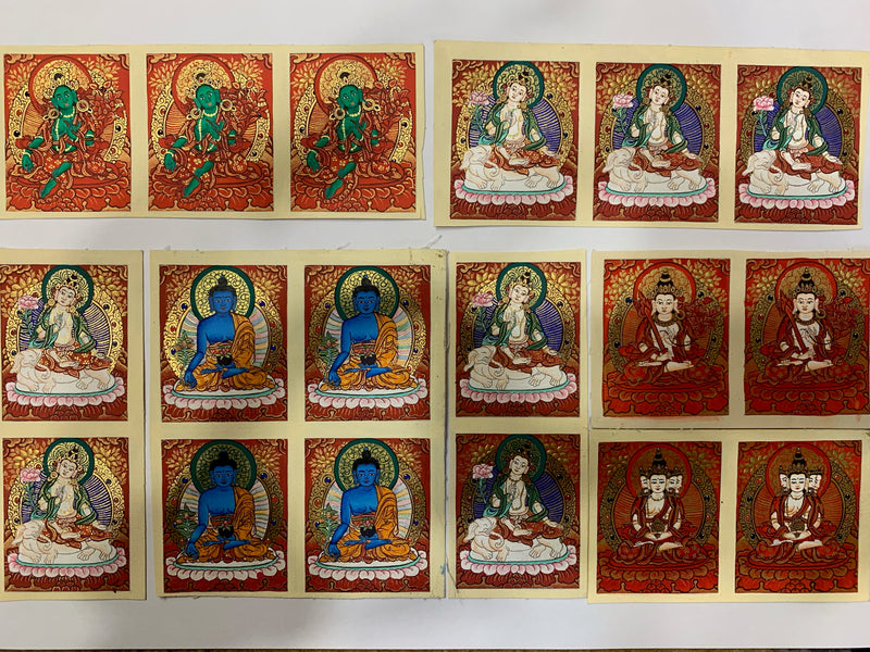 Mini Thangka Custom Listing - 4 x 5cm
