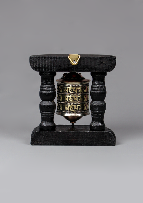 OM Mani Prayer Wheel  Wall Hanging