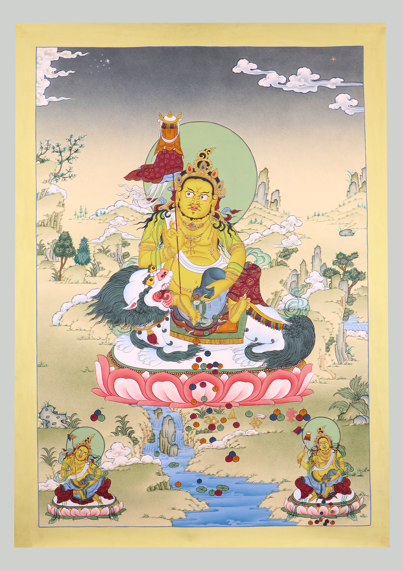 King of Zambhala Namshe Thangka Painting (Meditation Series)