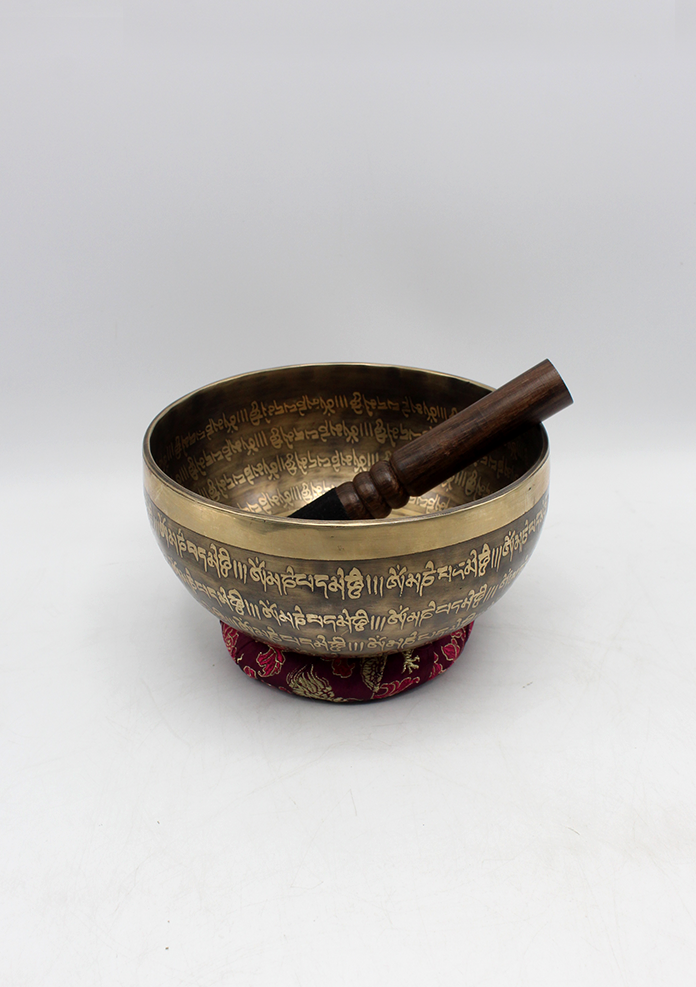 Tibetan Flower of Life Singing Bowl 6"