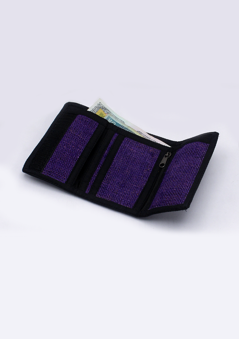 Tri Fold Hemp Wallets