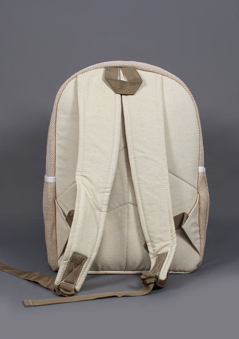Peace Natural Cotton Hemp Mixed Bagpack