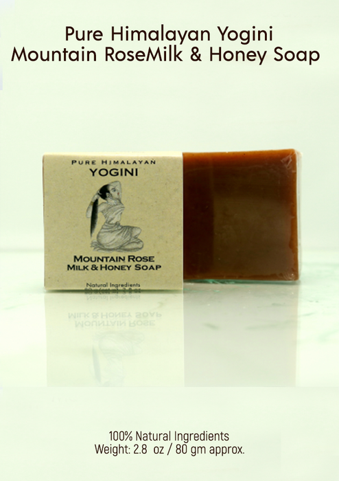 Pure Himalayan Yogini Mountain Rose Milk and Honey Herbal Soap