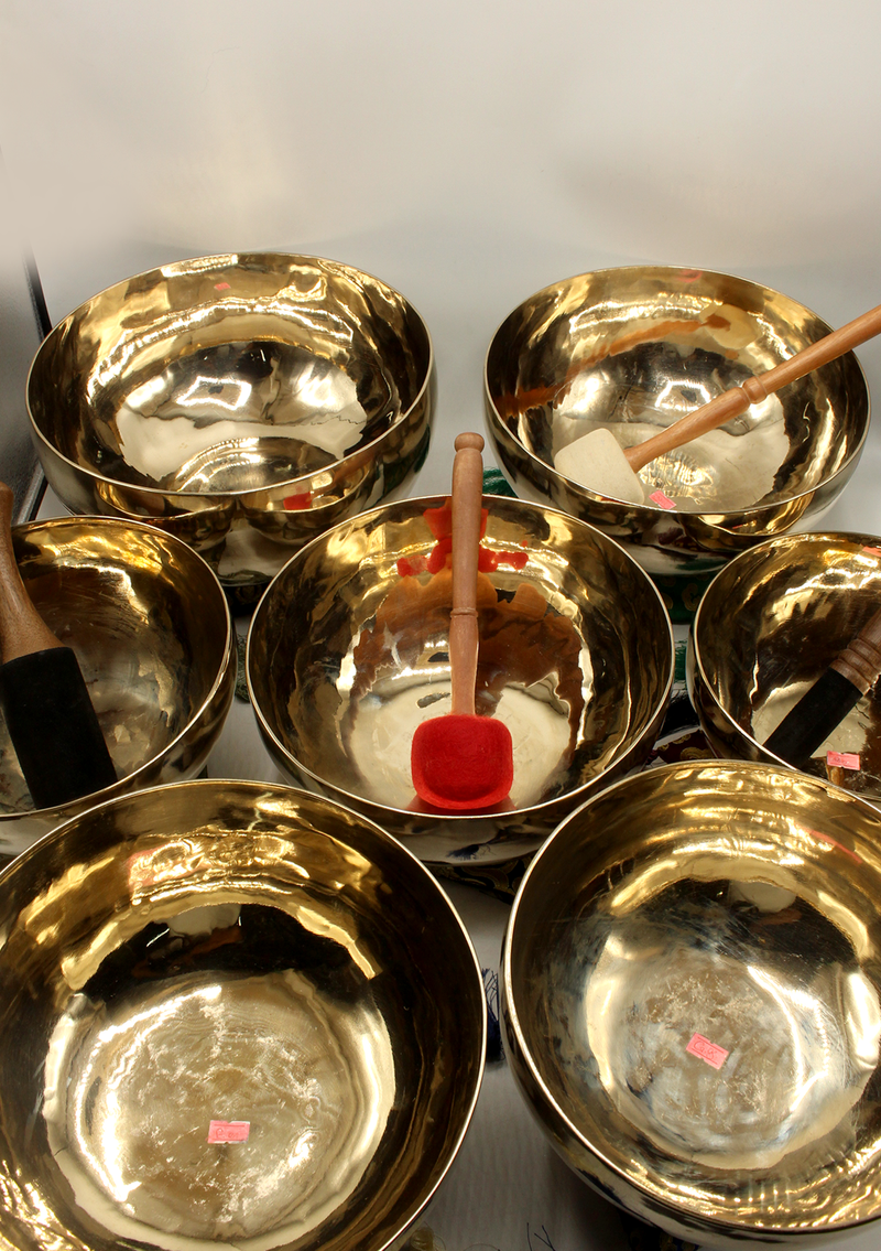 Seven Chakra Tuned Singing Bowls