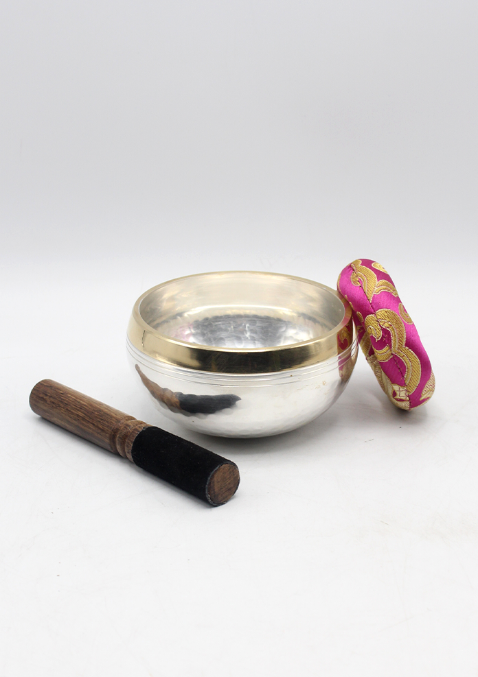 Silver  Plated Singing Bowl 4"