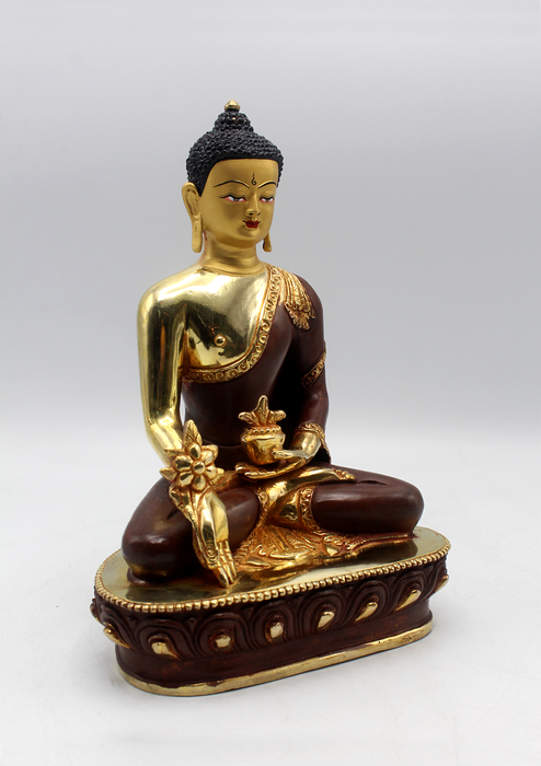 Gold Plated Medicine Buddha Statue