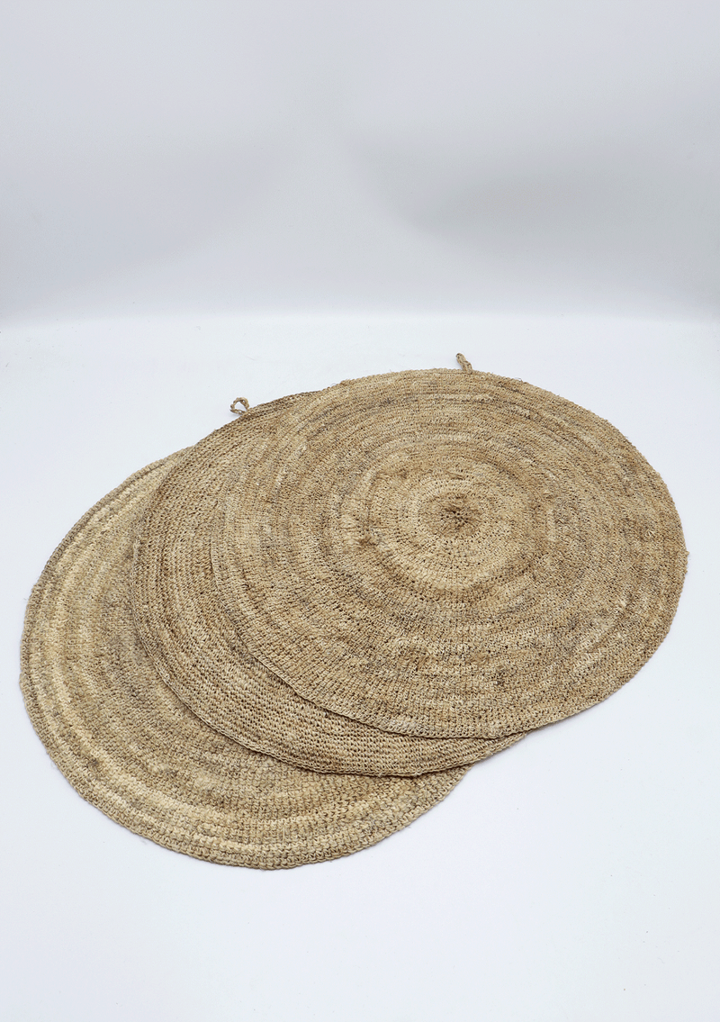 Hemp Round Mat 14" from Rolpa
