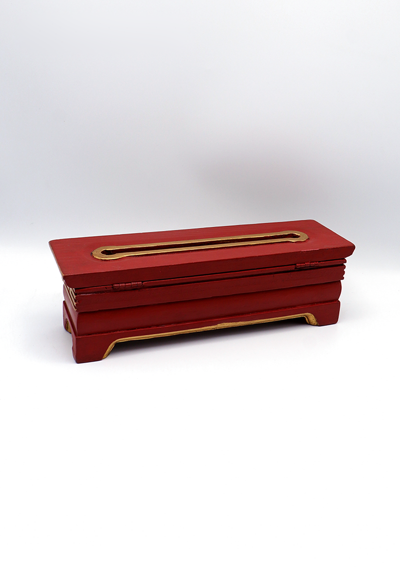 Traditonal Tibetan Handcrafted Clouds Wooden Incense Burner