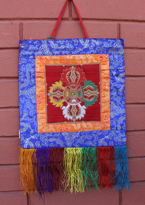 Tibetan Dorjee Brocade Wall Hanging Banner