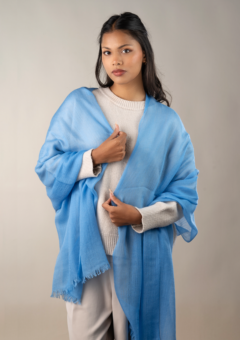 Premium 100% Cashmere Pashmina Shawl - Marina