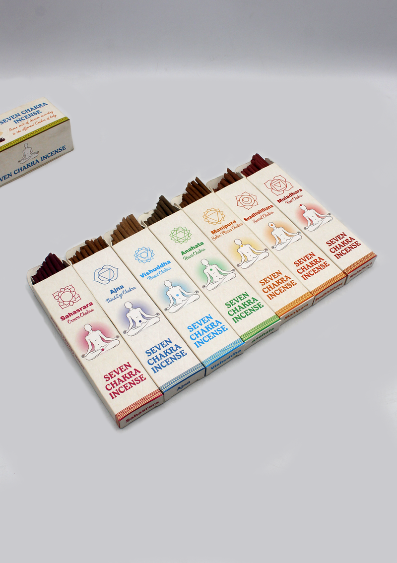 Seven Chakra Tibetan Incense Set