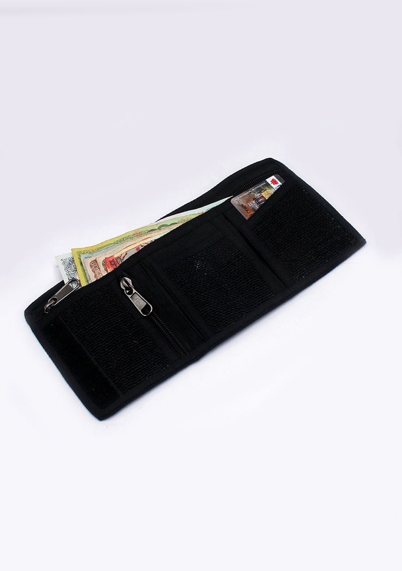 Unisex Tri Fold Hemp Wallets