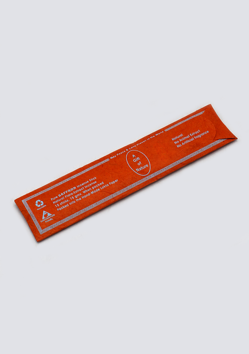Saffron Flora Incense Sticks Set of 10