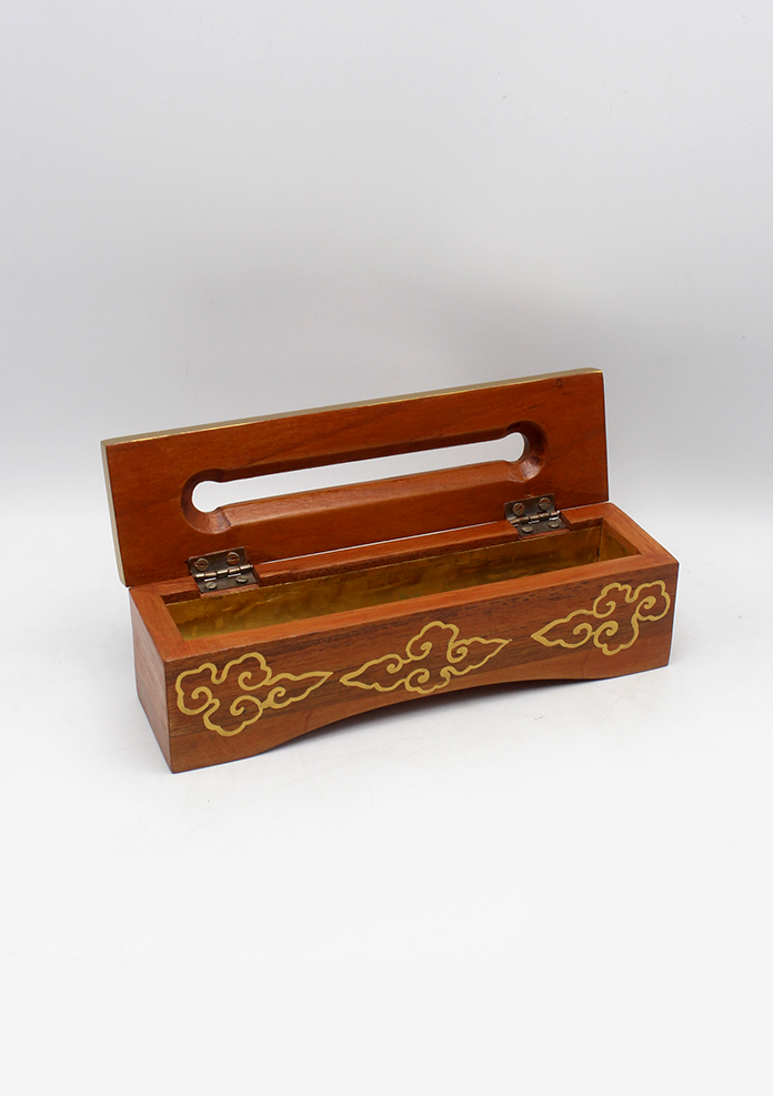 Handcrafted Natural Wooden Tibetan Incense Burner