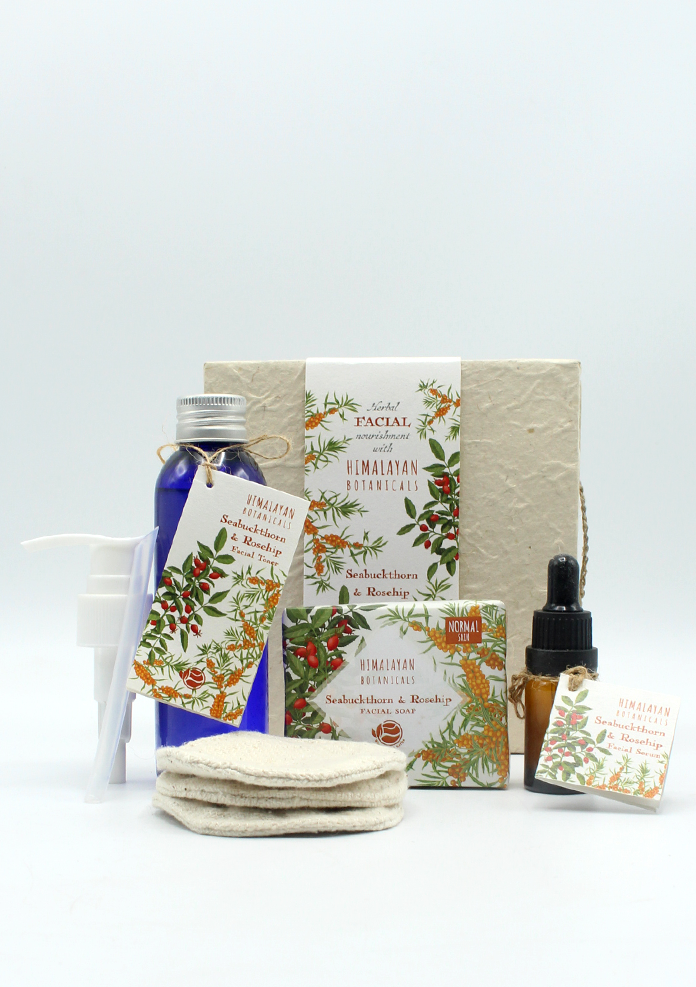 Himalayan Botanicals Seabuckthorn and Rosehip Facial Set