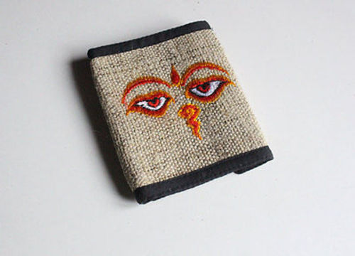Embroidered Hemp Wallets