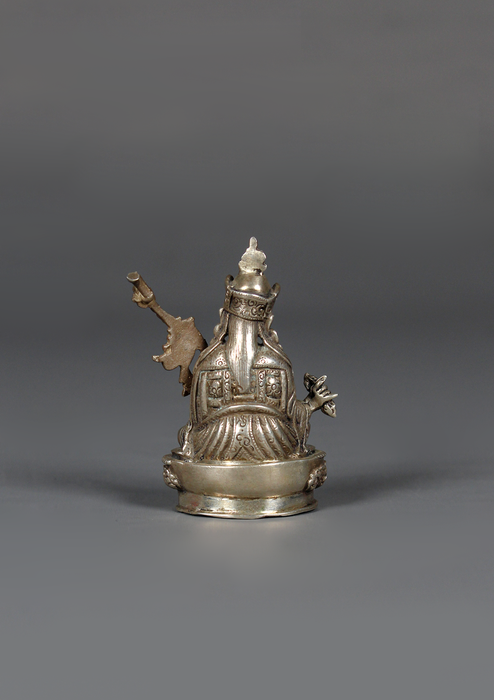 Sterling Silver 925  Guru Rinpoche Statue 5.5 cm H