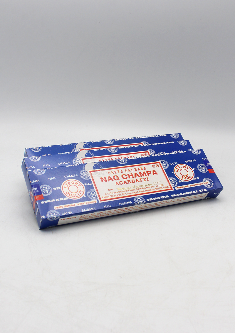Satya Sai Baba Nag Champa Agarbatti Incense  100 Gram