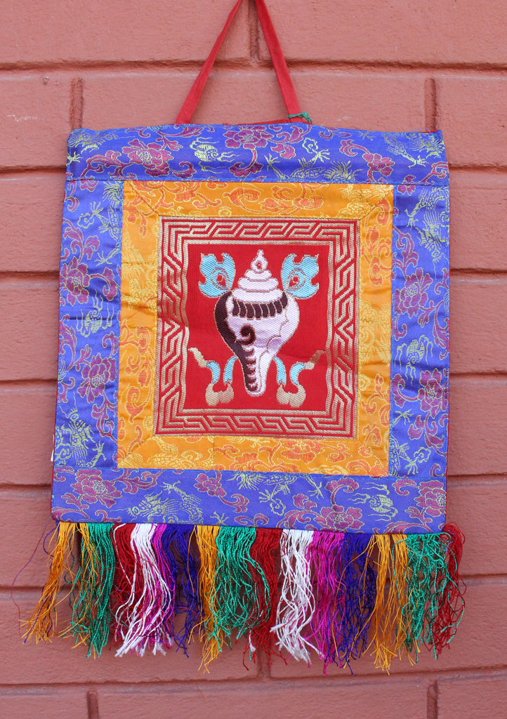 Tibetan Lukcy Symbol Wall Hanging Banner