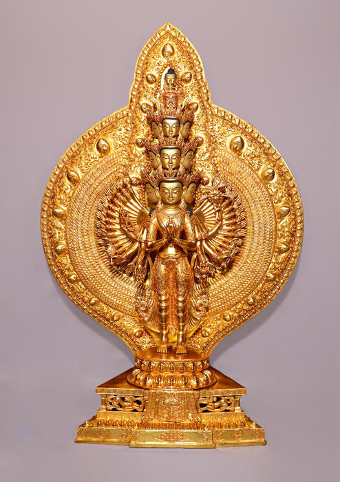 Masterarts Thousand Armed Avalokiteshvara Statue 48" H