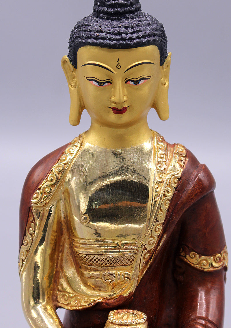 Gold Plated Amitabha Buddha Statue