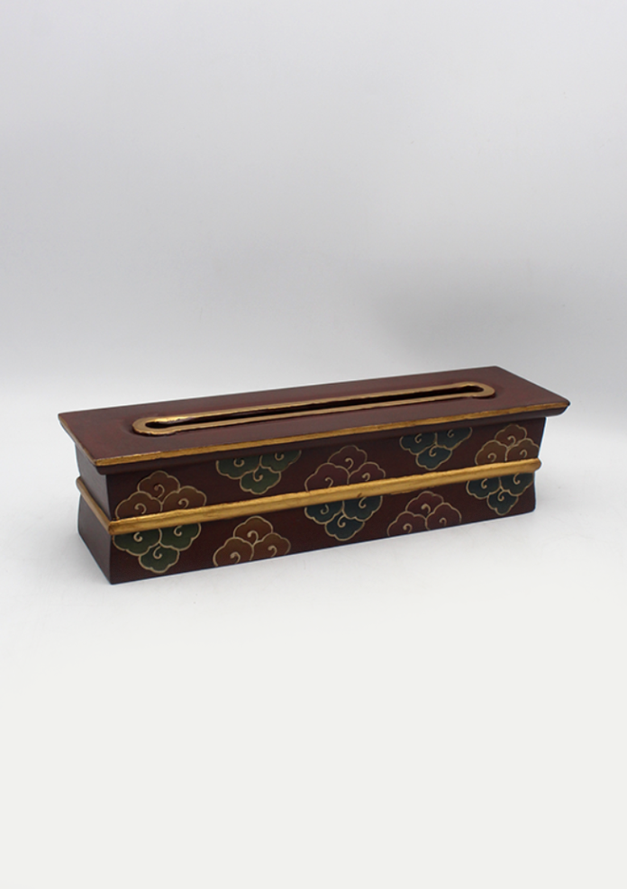 Sky Cloud  Tibetan Wooden  Incense Burner