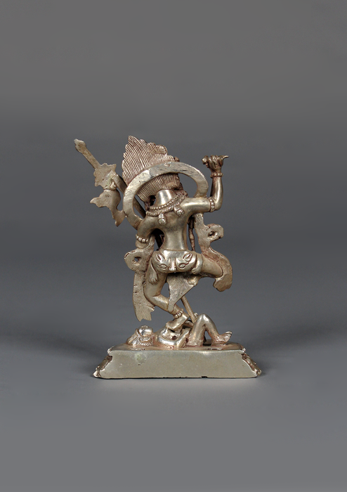 Sterling Silver Jogini Statue 9.5 cm