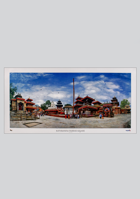 Kathmandu Durbar Square Panaromic Poster