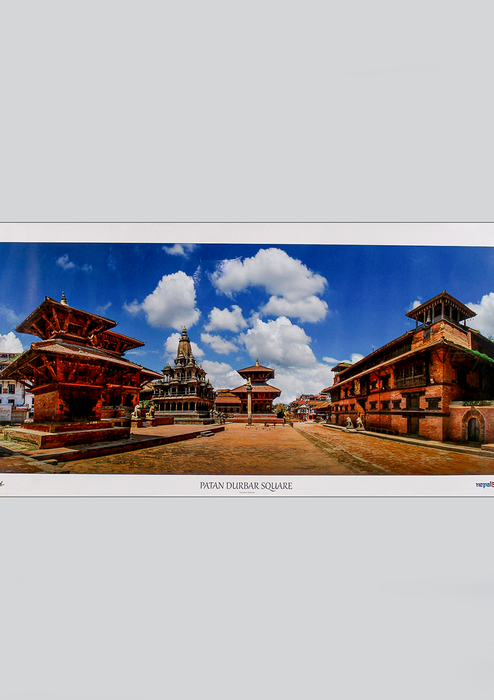 Patan Durbar Square Panaromic Poster