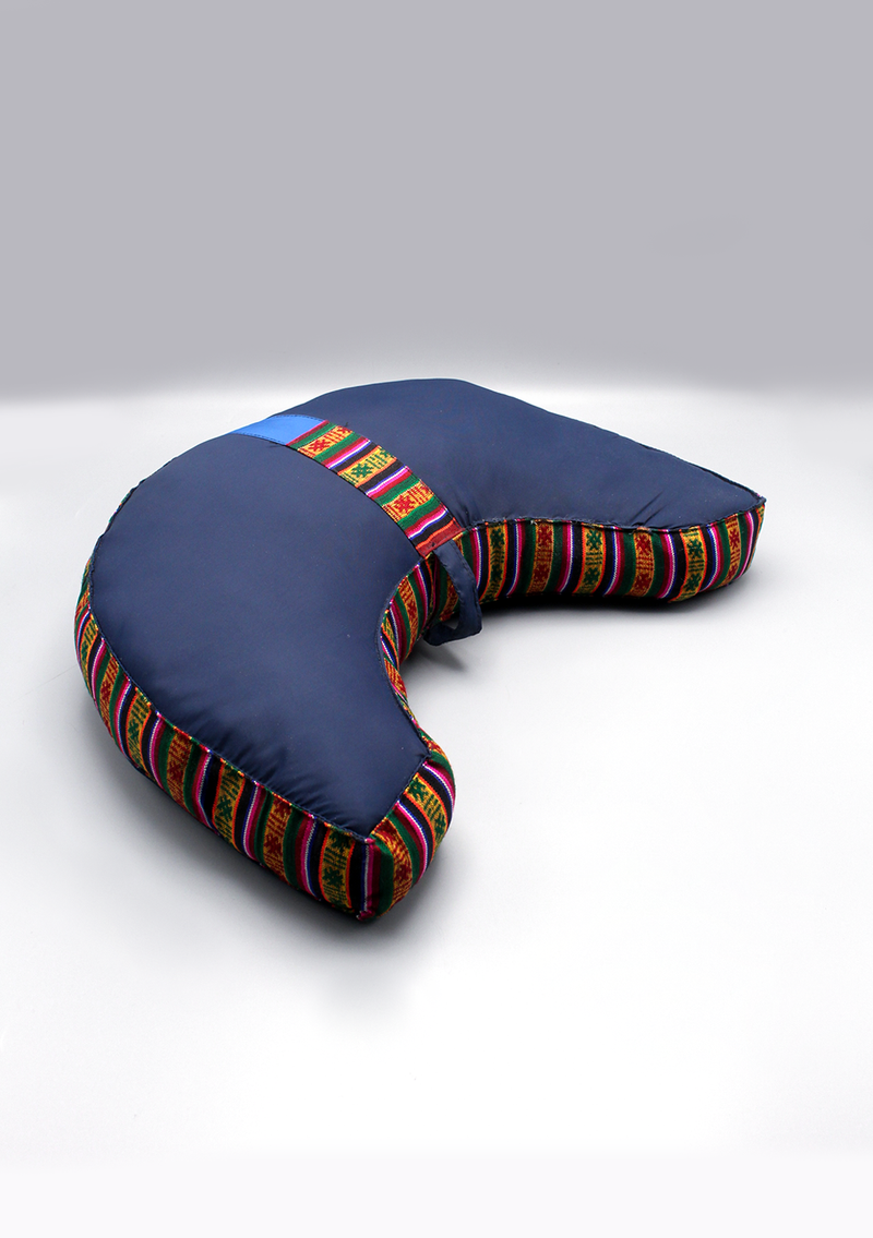 Gheri Border Crescent Comfort Meditation Cushion