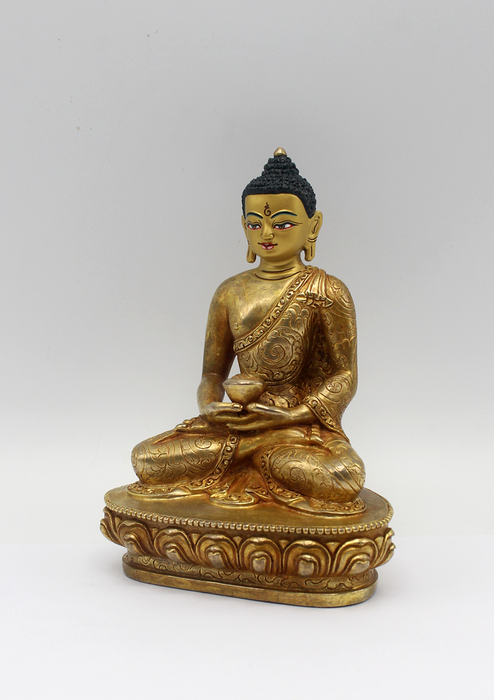 Fully Gold Plated Amitabha Buddha Statue