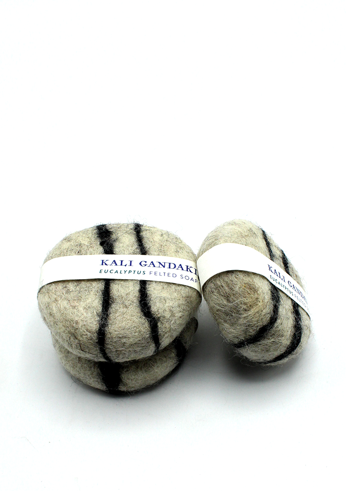 Kali Gandaki Eucalyptus Felted Herbal Soap