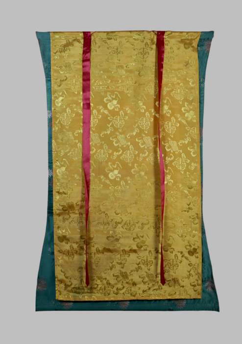 Milarepa Brocade Thangka Painting