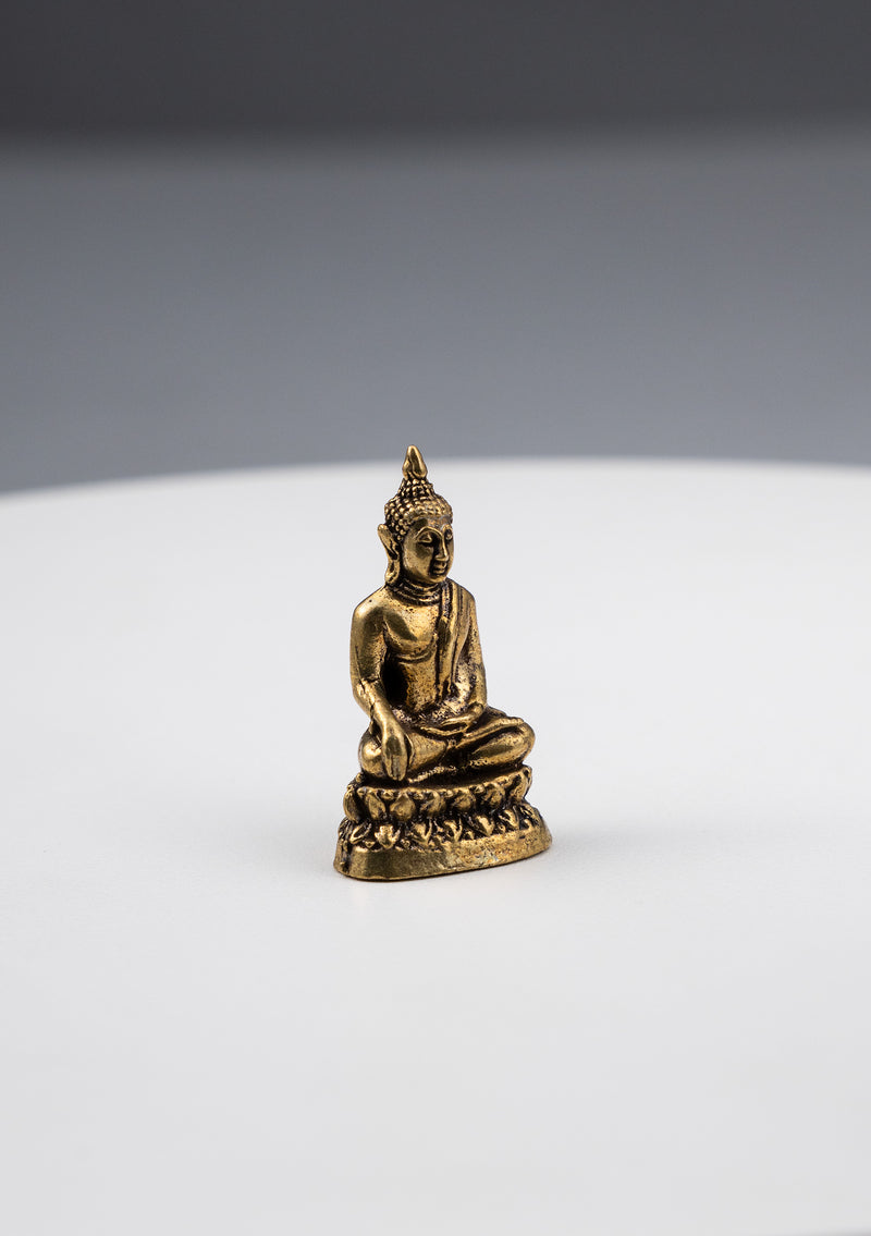 Brass Mini Buddhist Deities Statue 1"