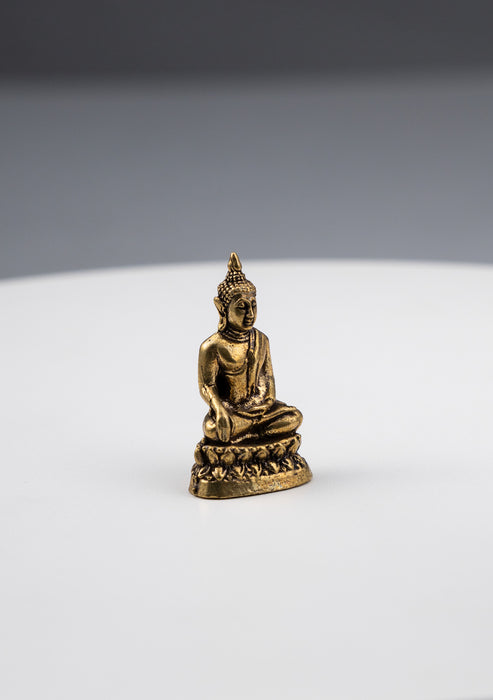 Brass Mini Buddhist Deities Statue 1"
