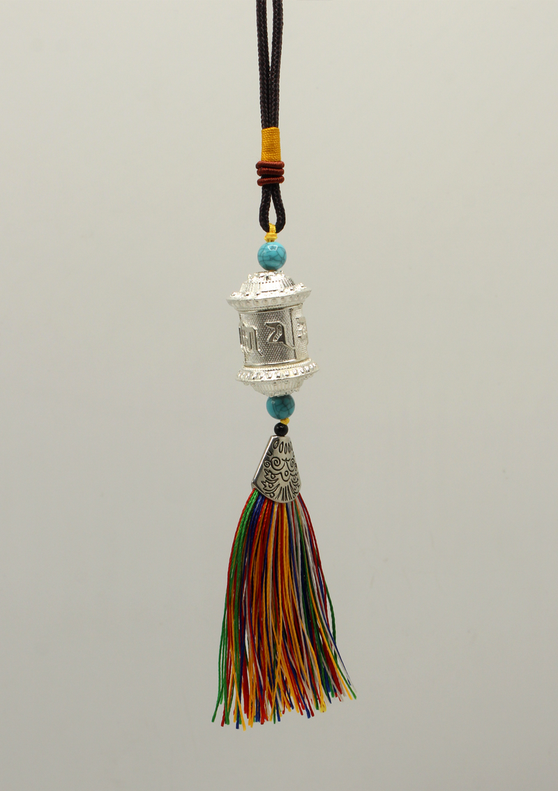 Tibetan Prayer Wheel Car Hanging